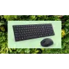 DELL KM555 Leise Tastatur Maus im Lieferumfang enthalten Universal RF Wireless + Bluetooth QWERTY US International Schwarz