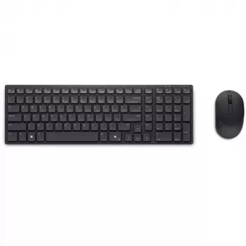 DELL KM555 Leise Tastatur Maus im Lieferumfang enthalten Universal RF Wireless + Bluetooth QWERTY US International Schwarz