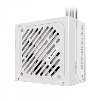 GIGABYTE P550SS ICE Netzteil - PCIe 5.0, 80 PLUS Silver, 120mm Lüfter, ATX 3.0 kompatibel, EU-Stecker