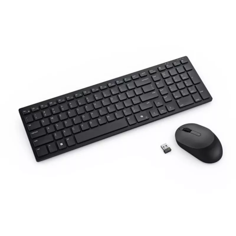 DELL Pro Compact Silent Tastatur and Maus - KM555 - Ukrainisch (QWERTY)