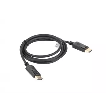 LANBERG DisplayPort M/M-Kabel 19 Pin V1.2 4k 1,8 m Schwarz