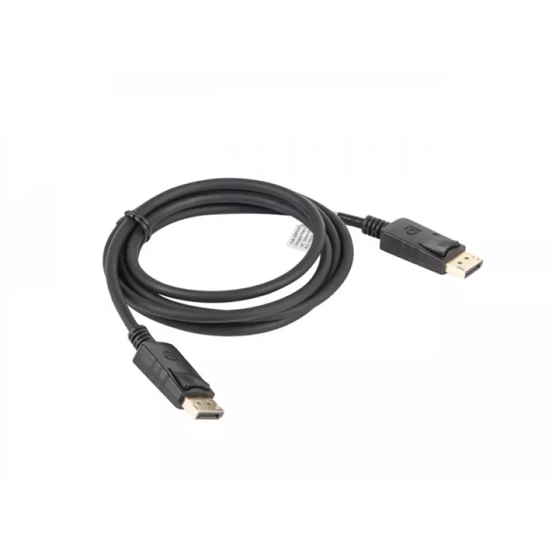 LANBERG DisplayPort M/M-Kabel 19 Pin V1.2 4k 1,8 m Schwarz