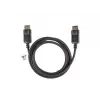 LANBERG DisplayPort M/M-Kabel 19 Pin V1.2 4k 1,8 m Schwarz