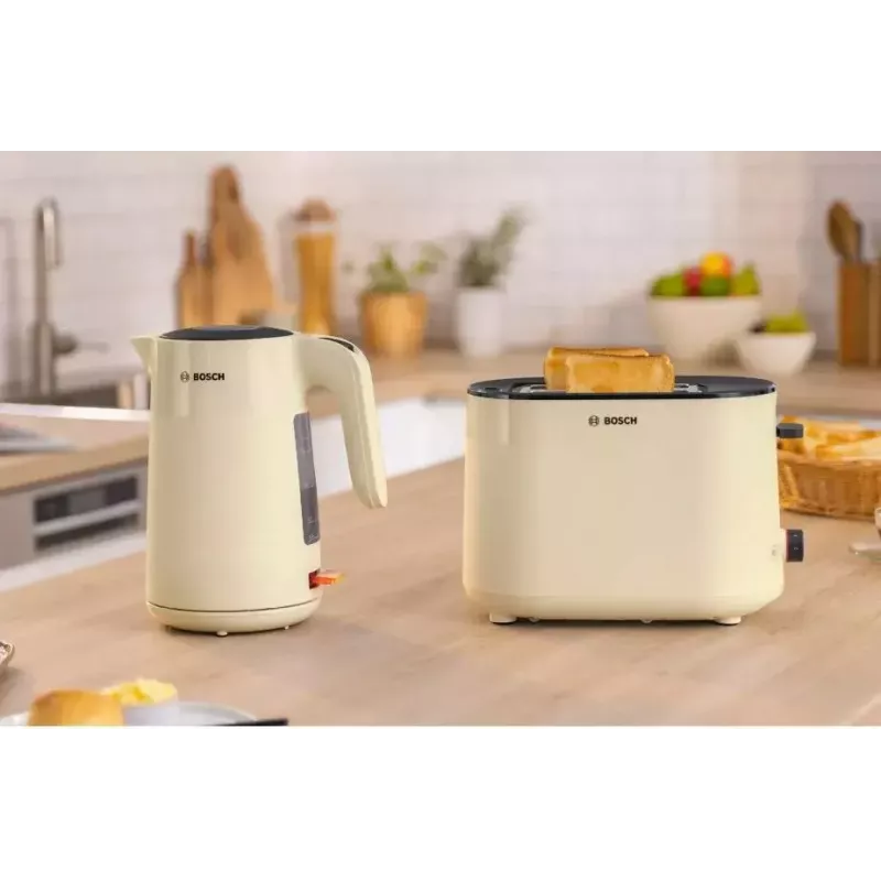 Wasserkocher Bosch TWK2M167 1,7 L 2400 W, kabellos mit 360°-Basis, automatische Abschaltung, Trockengehschutz