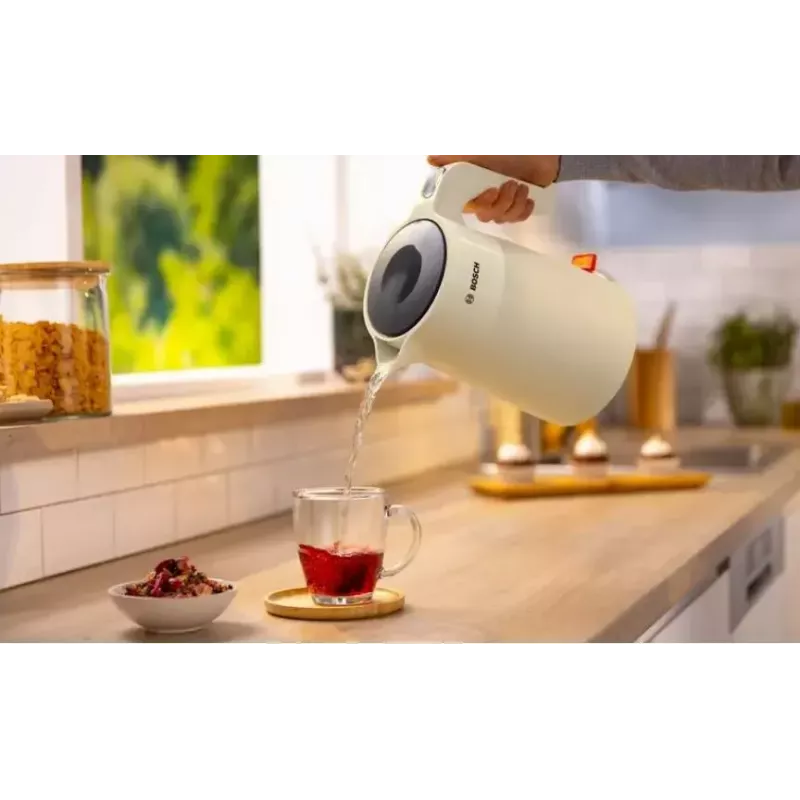 Wasserkocher Bosch TWK2M167 1,7 L 2400 W, kabellos mit 360°-Basis, automatische Abschaltung, Trockengehschutz