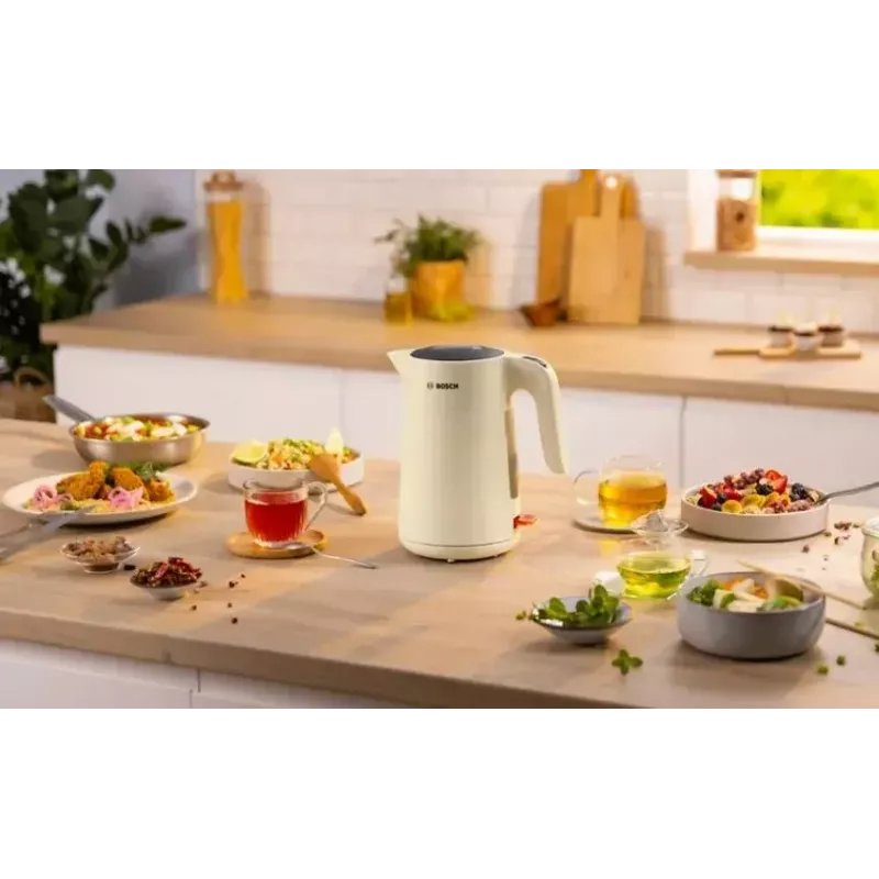 Wasserkocher Bosch TWK2M167 1,7 L 2400 W, kabellos mit 360°-Basis, automatische Abschaltung, Trockengehschutz