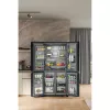 Whirlpool WQ9I FO2BX EF Side-by-Side-Kühlschrank Freistehend 592 L Schwarz