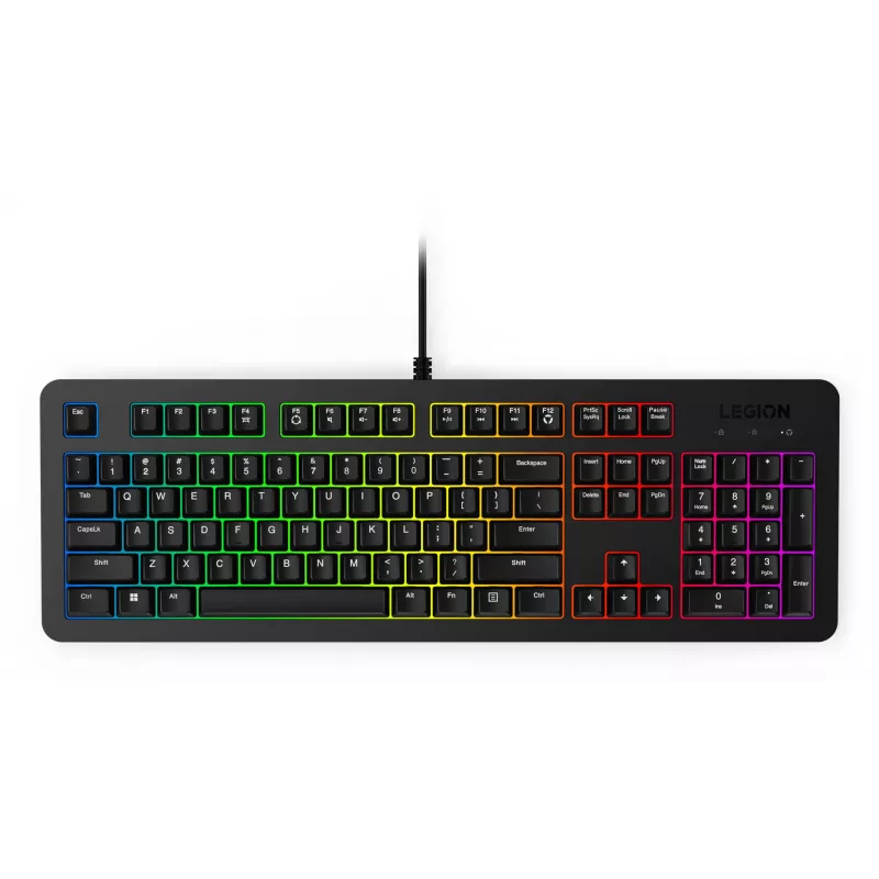 Lenovo GX31N91913 Tastatur Maus inklusive Gaming USB US Englisch Schwarz