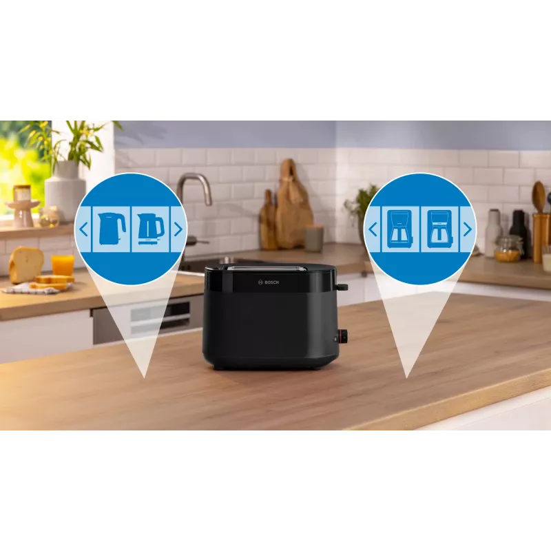 Bosch TAT2M123 Toaster 6 2 Scheiben 950 W Schwarz