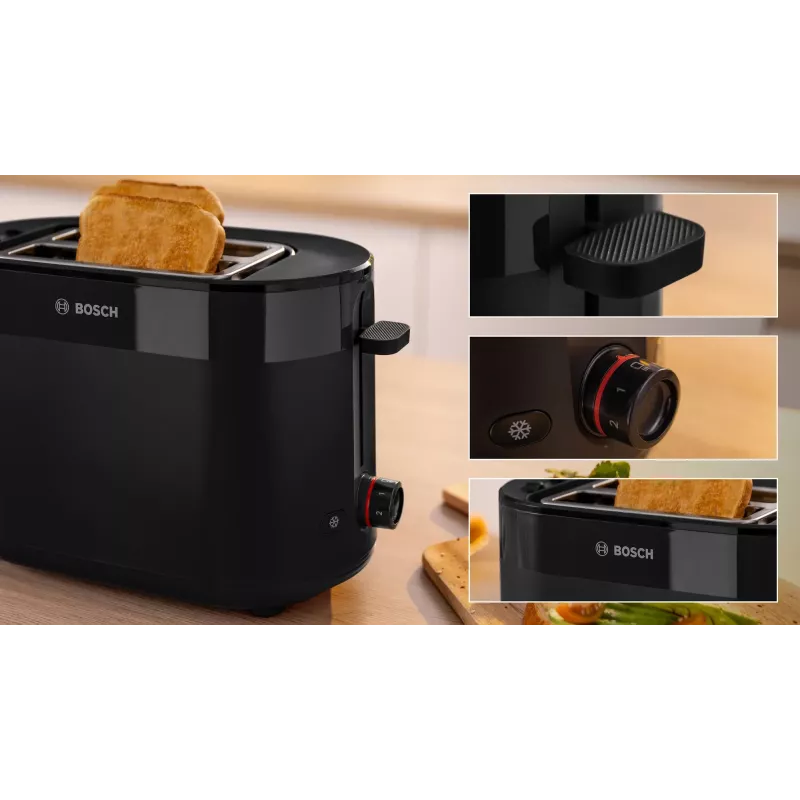 Bosch TAT2M123 Toaster 6 2 Scheiben 950 W Schwarz