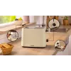 Toaster Bosch Compact TAT3M127 – 2-Slot beige Kunststoffgehäuse, kompaktes Design