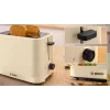 Toaster Bosch Compact TAT3M127 – 2-Slot beige Kunststoffgehäuse, kompaktes Design