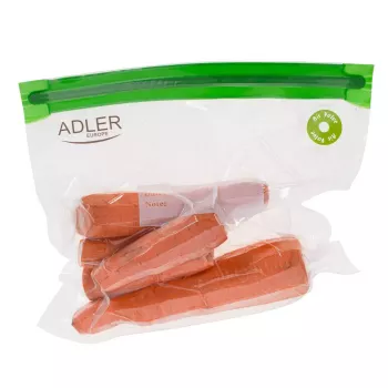 Haushalts-Vakuumierer Adler AD 4515 — kompaktes weißes Gerät zum Vakuumieren und Sous-vide