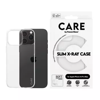 PanzerGlass CARE™ by ® X-Ray Hülle iPhone 16 Pro Max, Hülle, Apple, Apple - iPhone 16 Pro Max, Transparent