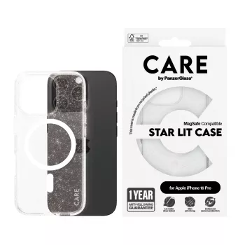 PanzerGlass CARE™ by ® Urban Combat Case Star Lit w. White MagSafe iPhone 16 Pro