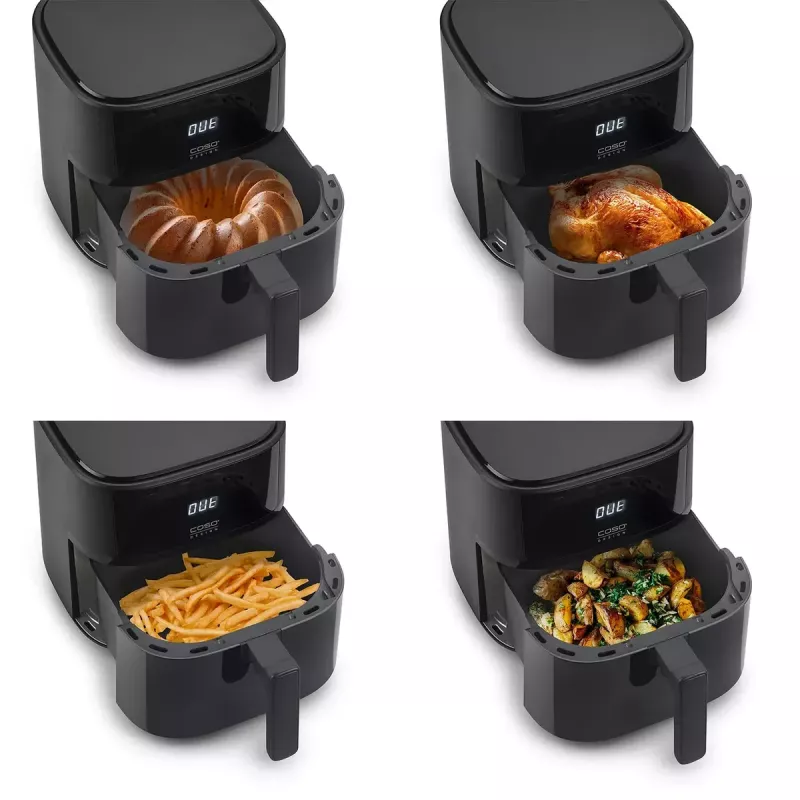 Heißluftfritteuse Caso Designer Heißluftfritteuse 6.0 — 1700 W, 6 L Fassungsvermögen, schwarz