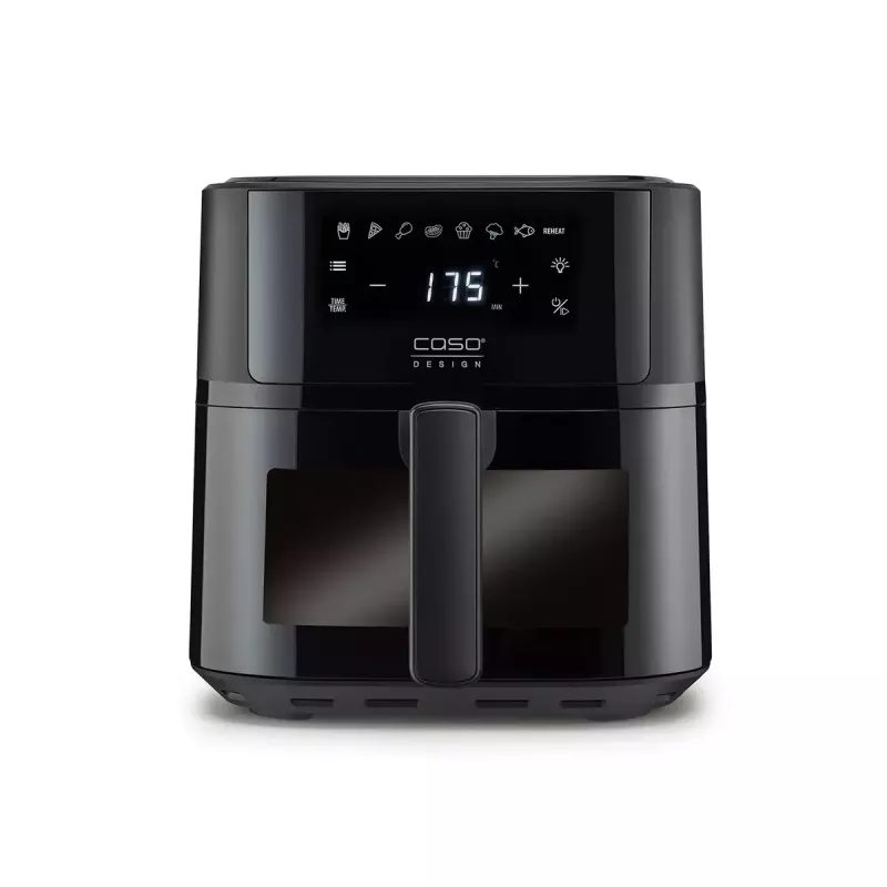Heißluftfritteuse Caso Designer Heißluftfritteuse 6.0 — 1700 W, 6 L Fassungsvermögen, schwarz