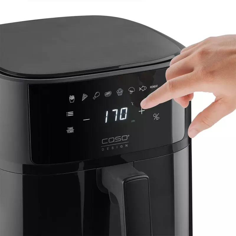 Heißluftfritteuse Caso Designer Heißluftfritteuse 6.0 — 1700 W, 6 L Fassungsvermögen, schwarz