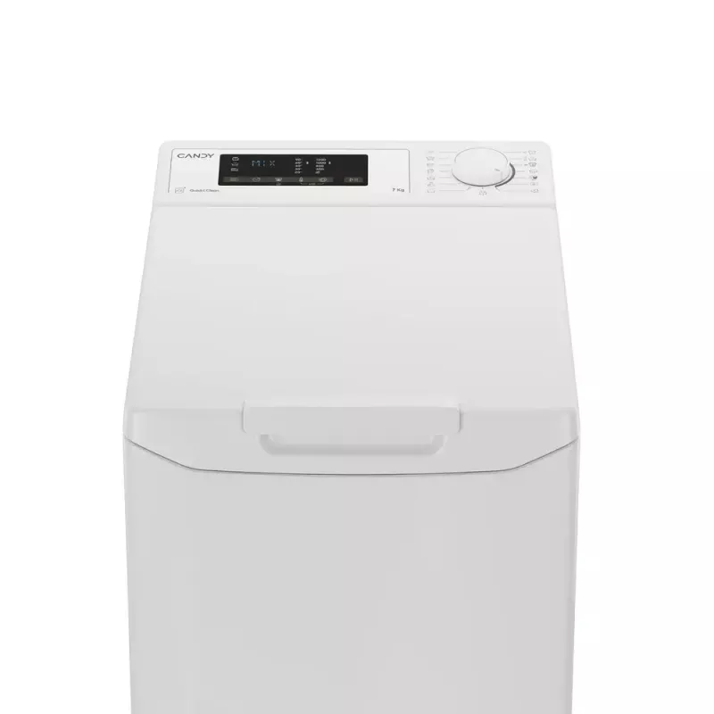 Waschmaschine CANDY TCA273D3-S Toplader 7 kg, 1200 U/min, Energieklasse C, weiß
