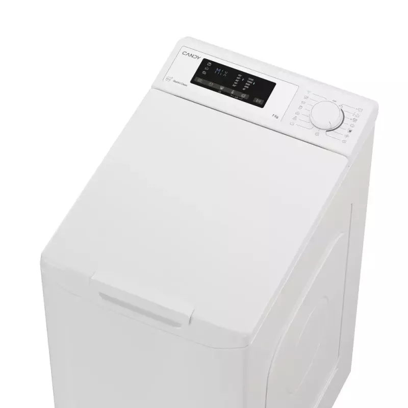 Waschmaschine CANDY TCA273D3-S Toplader 7 kg, 1200 U/min, Energieklasse C, weiß