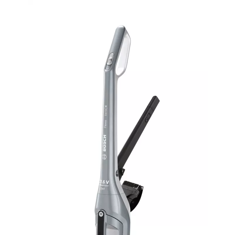 Staubsauger Stielsauger Bosch BCH3P210 2-in-1, Trockenreinigung, 0,4 L Staubbehälter, kabellos + Netzbetrieb, grau/schwarz, 3 kg