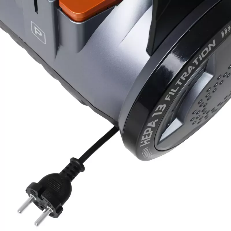 Beutelloser Staubsauger Adler AD 7065 — 700 W, 1,6 L Staubbehälter, HEPA, 9 m Radius, Schwarz/Rot