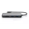 DIGITUS USB-C Dockingstation, 7-Port - HDMI / 2x USB-A 3.2 Gen 2 / GbE / SD / MicroSD - 100W USB Power Delivery