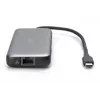 DIGITUS USB-C Dockingstation, 7-Port - HDMI / 2x USB-A 3.2 Gen 2 / GbE / SD / MicroSD - 100W USB Power Delivery