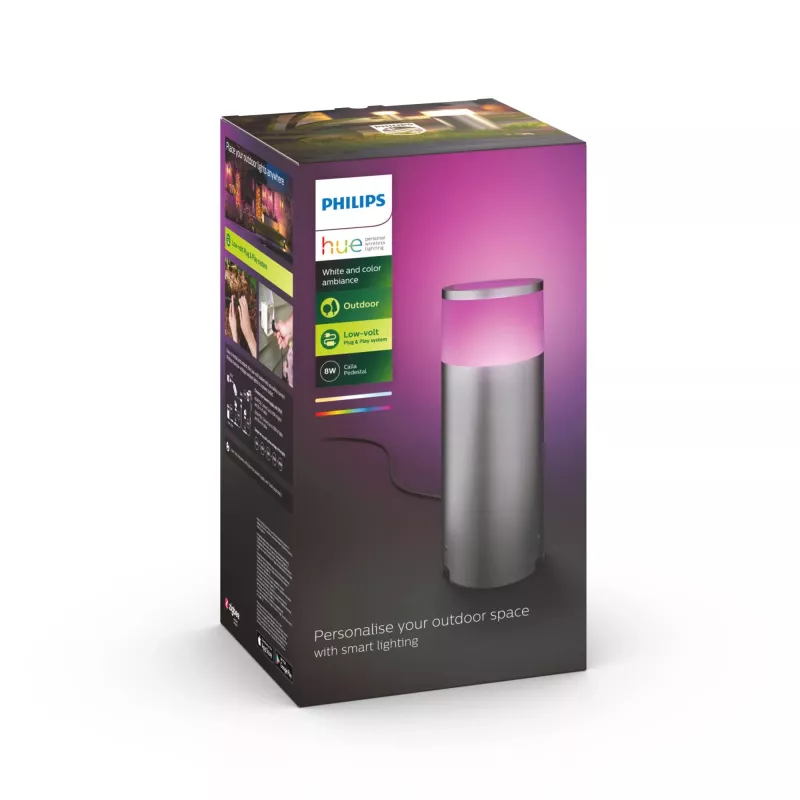 Philips Hue White and Colour Ambience Calla Außenleuchte Poller