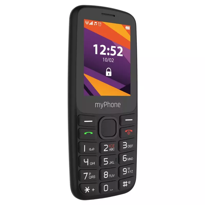 Mobiltelefon MYPHONE 6410 LTE | 2,4 Zoll TFT | Schwarz
