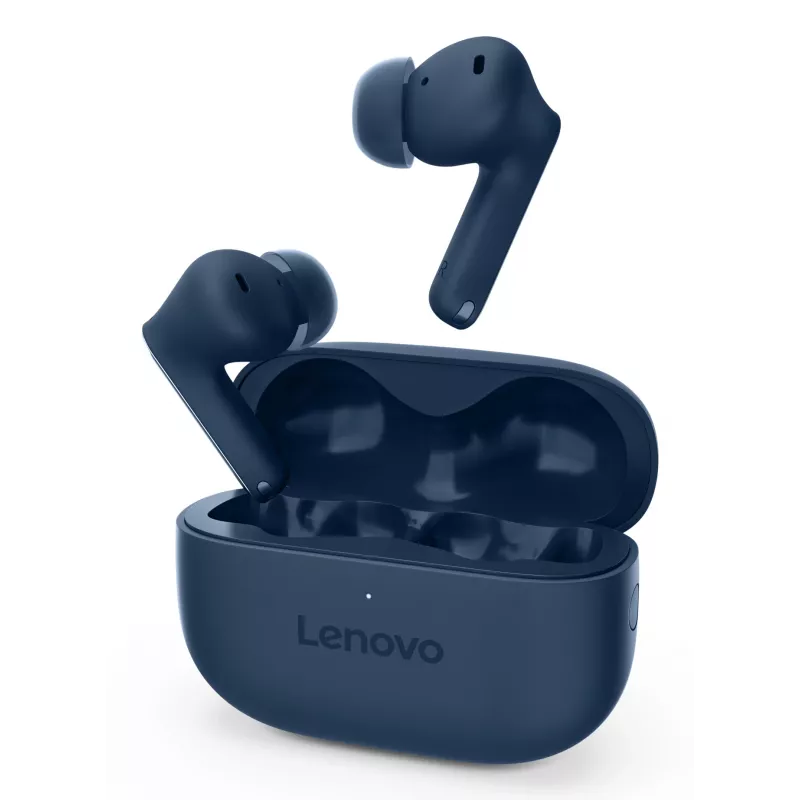 Kopfhörer Lenovo YOGA PC Edition True Wireless Stereo (TWS) In-Ear für Anrufe und Musik, USB‑C, Blau, 20–20000 Hz, 10 m Reichweite