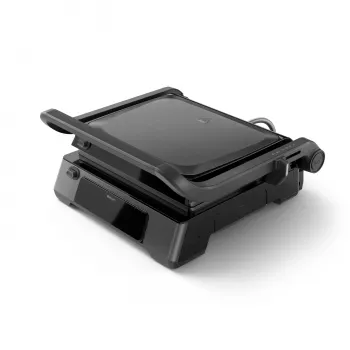 Philips 7000 series Kontaktgrill, Schwarz, Rechteckig, Touch, 220 °C, Klappdeckel, Verschlussdeckel, 180°