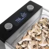 Dörrautomat Adler AD 6660, 600 W, 6 Einsätze, einstellbarer Thermostat, Stahl, Klappdesign
