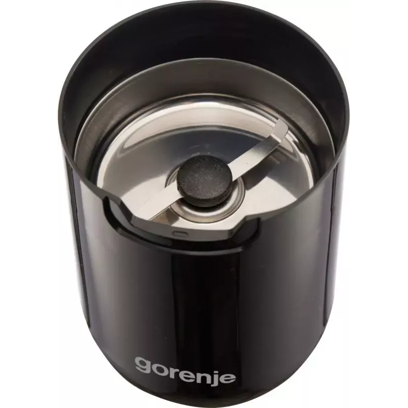 Kaffeemühle Gorenje SMK150SB — 150-W-Motor, 45-g-Bohnenkapazität, Edelstahlmesser, schwarz