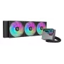 All-in-One-Flüssigkeitskühler DeepCool LT360, 3x 120-mm-Lüfter, 2400 U/min, 72,04 cfm, 41 cm Schläuche, Aluminium-Radiator, Schwarz