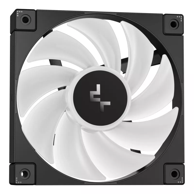 All-in-One-Flüssigkeitskühler DeepCool LT360, 3x 120-mm-Lüfter, 2400 U/min, 72,04 cfm, 41 cm Schläuche, Aluminium-Radiator, Schwarz