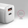Ladegerät für Mobilgeräte Axagon ACU-PQ20W Universal Weiß