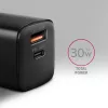 Axagon ACU-PQ30 PD3.0 & QC4+ 2xOUTPUTS Wandladegerät 30W