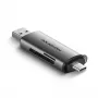 Axagon CRE-SAC SuperSpeed USB-C+USB-A Kartenleser 5 Gbit/s