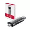 Axagon CRE-SAC SuperSpeed USB-C+USB-A Kartenleser 5 Gbit/s