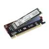 Axagon PCEM2-S PCIe x16 - M.2 NVMe M-Key-Slot-Adapter, mit passivem Alu-Kühlkörper