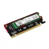 Axagon PCEM2-S PCIe x16 - M.2 NVMe M-Key-Slot-Adapter, mit passivem Alu-Kühlkörper