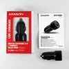 Axagon PWC-QC5 Ladegerät für Mobilgeräte Handy, Smartphone, Tablet, Universal Schwarz Zigarettenanzünder Schnellladung Auto