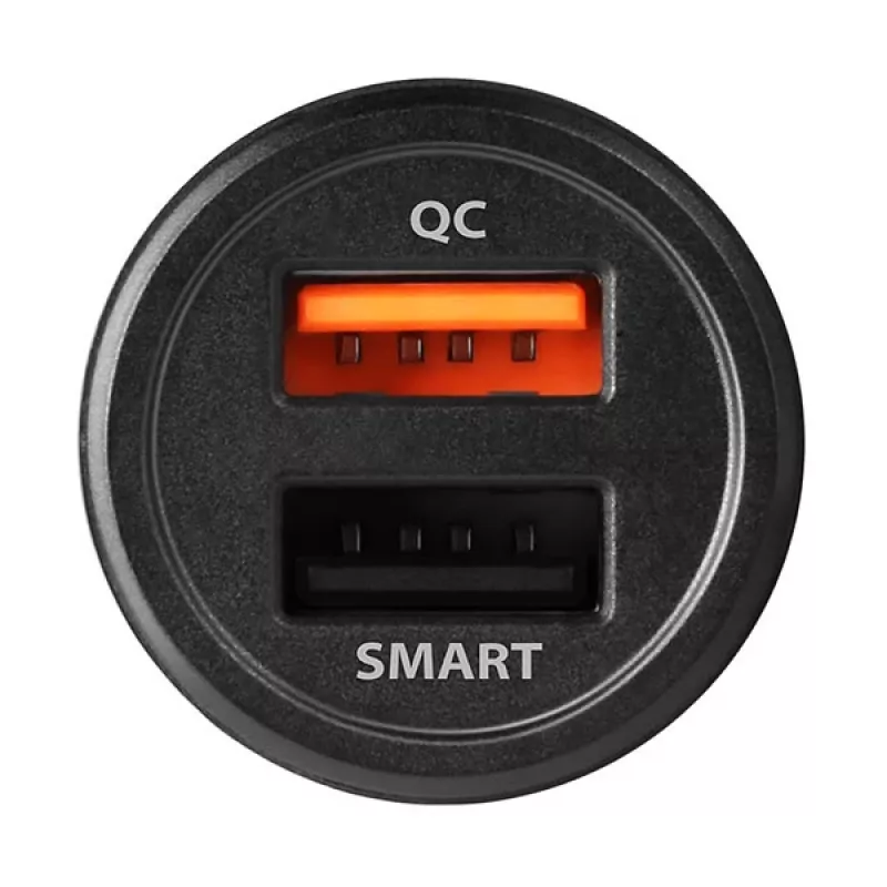 Axagon PWC-QC5 Ladegerät für Mobilgeräte Handy, Smartphone, Tablet, Universal Schwarz Zigarettenanzünder Schnellladung Auto