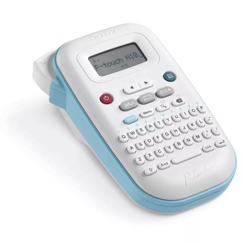 Etikettendrucker Brother PT-N10 Thermotransfer — max. Breite 12 mm, Druckgeschwindigkeit 9 mm/s, LCD, batteriebetrieben