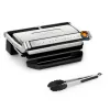Kontaktgrill Tefal OptiGrill + XL GC728D10, 2000 W, 800 cm² Antihaftplatten, 9 Programme, Kochfläche 400×200 mm