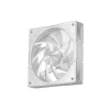 PC-Gehäuse DeepCool CG580 4F WH Midi Tower ATX/Micro ATX/ITX, gehärtetes Glas, 3×120 mm + 120 mm Rückseite, weiß