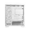 PC-Gehäuse DeepCool CG580 4F WH Midi Tower ATX/Micro ATX/ITX, gehärtetes Glas, 3×120 mm + 120 mm Rückseite, weiß