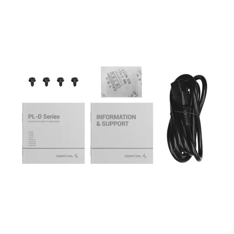 Netzteil DeepCool PL550D 550W ATX 3.0 80 PLUS Bronze, 120mm Lüfter, nicht-modular, 6 SATA, 3x 6+2 PCIe