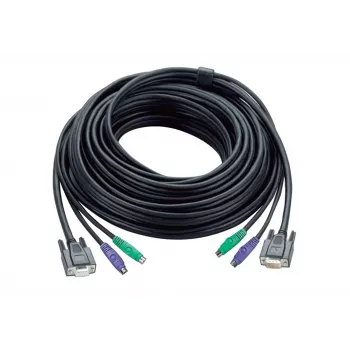 KVM-Kabel ATEN PS/2 HDB 1,2 m Schwarz